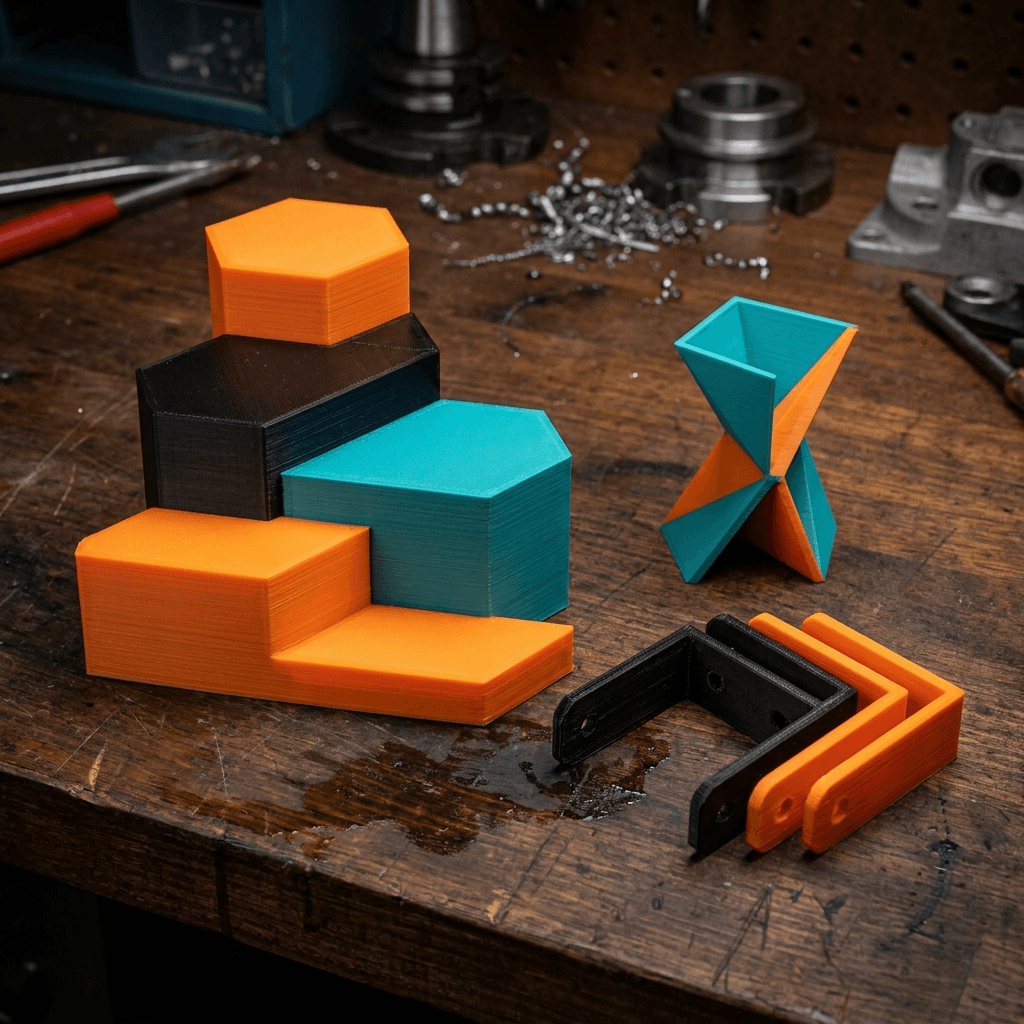 3D printed parts and displays