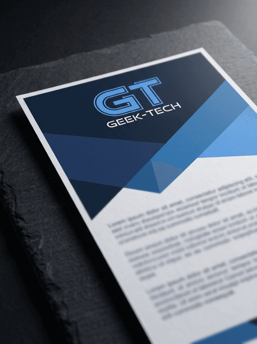 Geek-Tech — A5 flyers