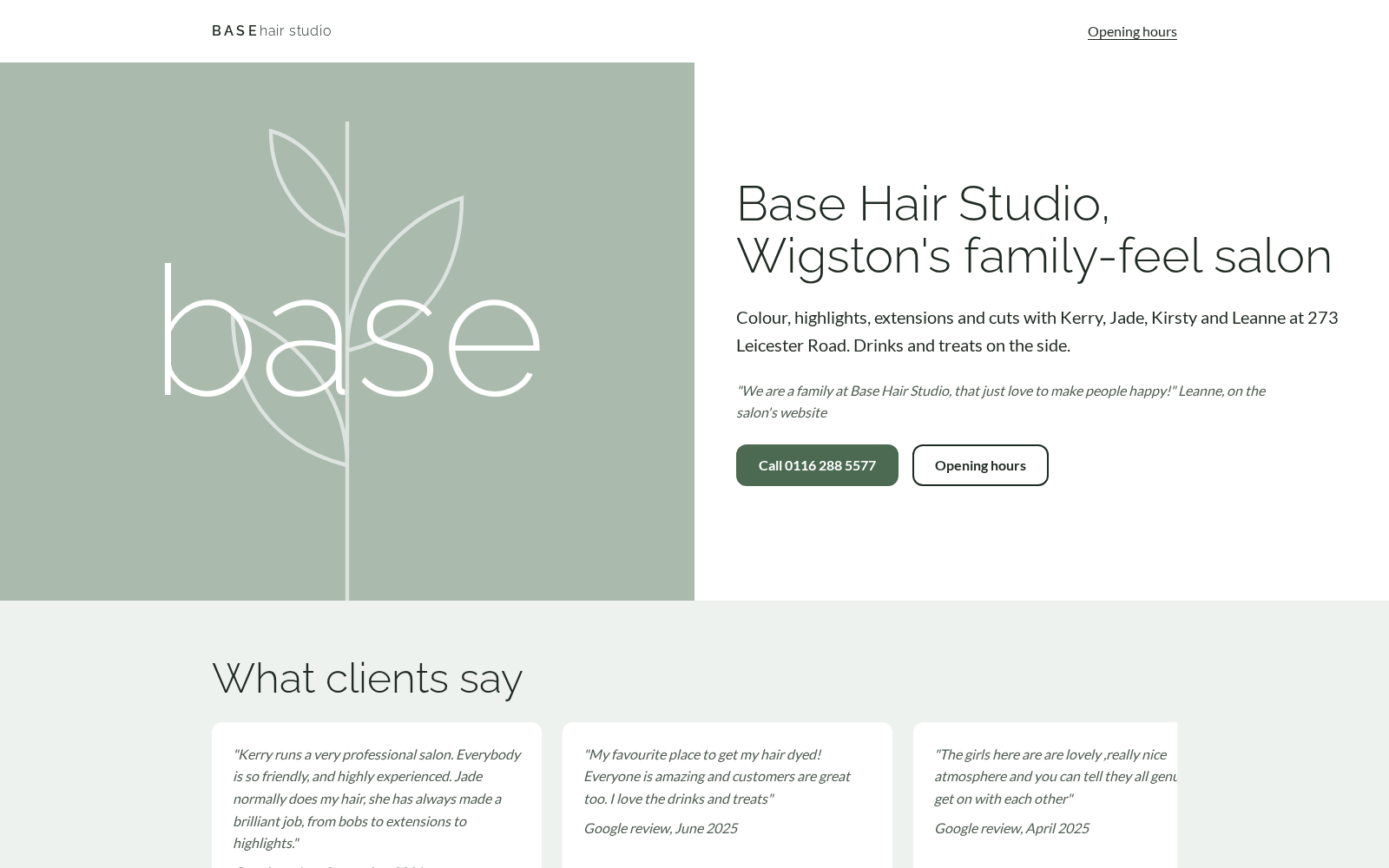 Base Hair Studio preview