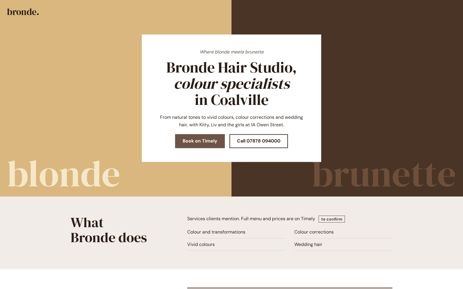Bronde Hair Studio preview